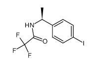 (S)-2,2,2-trifluoro-N-(1-(4-iodophenyl)ethyl)ethanamide Structure