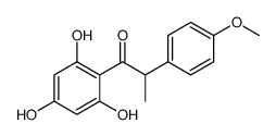 2-(4-methoxyphenyl)-1-(2,4,6-trihydroxyphenyl)propan-1-one Structure