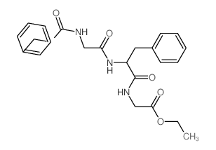 Glycine,N-[(phenylmethoxy)carbonyl]glycyl-L-phenylalanyl-, ethyl ester structure