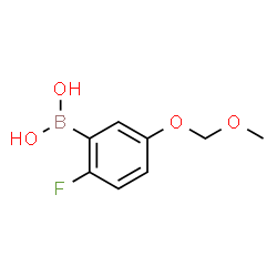 2-Fluoro-5-(methoxymethoxy)phenylboronic acid structure