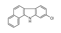 11H-Benzo(a)carbazole, 2-chloro- structure