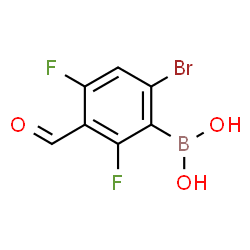 6-Bromo-2,4-fifluoro-3-formylphenylboronic acid picture