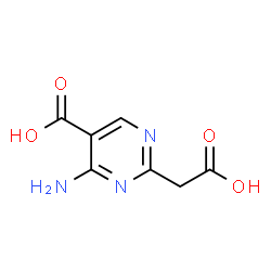 2-Pyrimidineacetic acid, 4-amino-5-carboxy- (8CI) structure