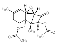 Trichothec-9-en-3-one,4,15-bis(acetyloxy)-12,13-epoxy-, (4b)- Structure