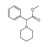 methyl 2-phenyl-2-(piperidin-1-yl)acetate Structure