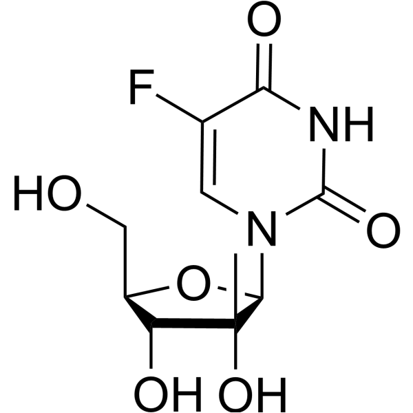 2’-β-C-Methyl-5-fluorouridine Structure