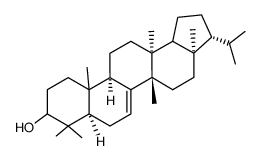 D:C-Friedo-B':A'-neogammacer-7-en-3β-ol Structure