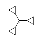 tricyclopropylmethyl cation结构式