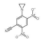 Benzonitrile,5-(1-aziridinyl)-2,4-dinitro- picture