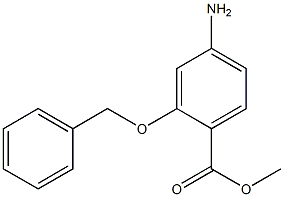 4-Amino-2-benzyloxy-benzoic acid methyl ester结构式