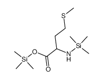 N-(Trimethylsilyl)-L-methionine trimethylsilyl ester structure