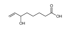 6-hydroxy-oct-7-enoic acid Structure