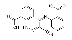 2-[2-[[(2-carboxyphenyl)diazenyl]-cyanomethylidene]hydrazinyl]benzoic acid结构式