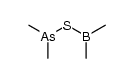 ((dimethylboryl)thio)dimethylarsine Structure