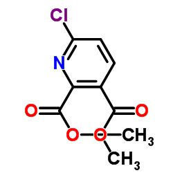 6-Chloropyridine-2,3-Dicarboxylic Acid Dimethyl Ester structure