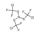 tris(chlorodifluoromethylmercapto)amine Structure