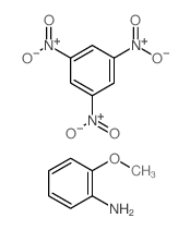 2-methoxyaniline; 1,3,5-trinitrobenzene结构式