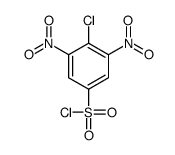 4-chloro-3,5-dinitrobenzenesulfonyl chloride结构式