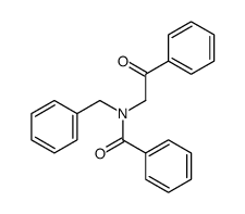 N-benzyl-N-phenacylbenzamide Structure