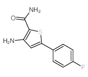 3-Amino-5-(4-fluorophenyl)thiophene-2-carboxamide Structure