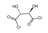 (2R,3R)-2,3-dihydroxysuccinyl dichloride Structure