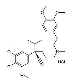 methoxy-(-)-verapamil hydrochloride structure