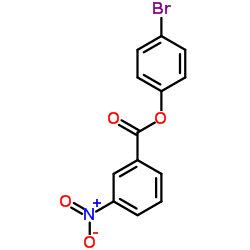 4-Bromophenyl 3-nitrobenzoate Structure