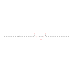 1-Myristoyl-3-Elaidoyl-rac-glycerol结构式