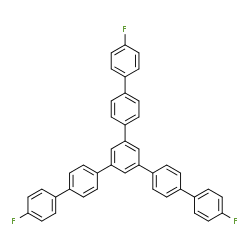 1,3,5-三(4'-氟联苯-4-基)苯结构式