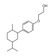 2-[4-(2-methyl-5-propan-2-ylcyclohexyl)phenoxy]ethanol结构式