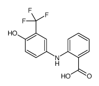 Benzoic acid,2-[[4-hydroxy-3-(trifluoromethyl)phenyl]amino]- Structure