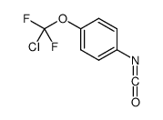 1-[chloro(difluoro)methoxy]-4-isocyanatobenzene结构式