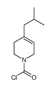 4-(2-methylpropyl)-3,6-dihydro-2H-pyridine-1-carbonyl chloride Structure