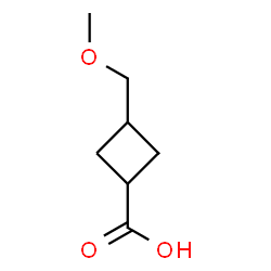 3-(methoxymethyl)cyclobutane-1-carboxylic acid Structure