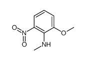 2-甲氧基-N-甲基-6-硝基苯胺结构式
