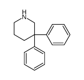 3,3-diphenyl-piperidine结构式