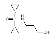 Butylaminobis(1-aziridinyl)phosphine oxide Structure