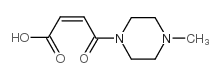 Maleic acid, mono(4-methylpiperazide) Structure