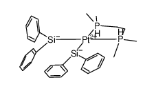 [Pt(SiHPh2)2(1,2-bis(dimethylphosphino)ethane)]结构式