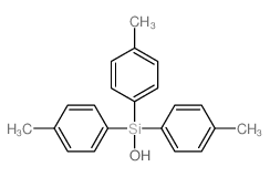 Tris(4-methylphenyl)silanol Structure