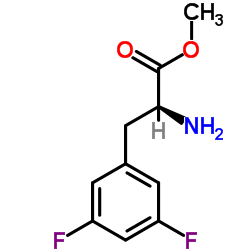 Methyl 3,5-difluoro-L-phenylalaninate结构式