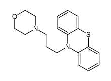 4-(3-phenothiazin-10-ylpropyl)morpholine Structure