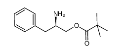 (2R)-3-phenyl-1-pivaloyloxy-2-propyl amine Structure