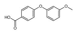 4-(3-methoxyphenoxy)benzoic acid结构式