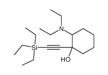 2-(diethylamino)-1-((triethylsilyl)ethynyl)cyclohexan-1-ol Structure