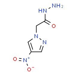 (4-NITRO-PYRAZOL-1-YL)-ACETIC ACID HYDRAZIDE structure