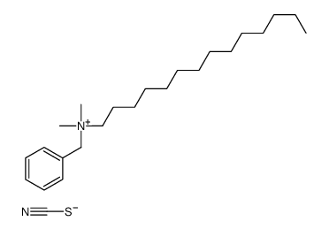 benzyl-dimethyl-tetradecylazanium,thiocyanate结构式