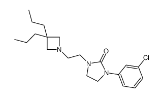 1-(3-chlorophenyl)-3-[2-(3,3-dipropylazetidin-1-yl)ethyl]imidazolidin-2-one Structure