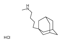 4-(1-adamantyl)-N-methylbutan-1-amine,hydrochloride结构式