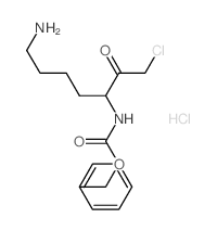 benzyl N-(7-amino-1-chloro-2-oxo-heptan-3-yl)carbamate结构式